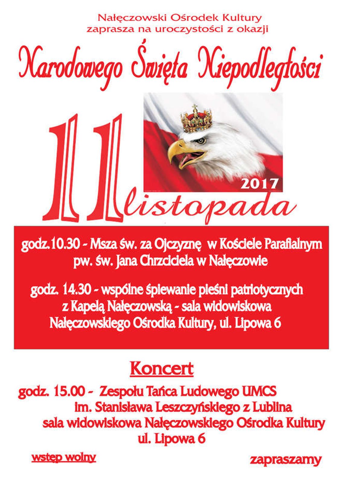 Święto Niepodległości w Nałęczowie