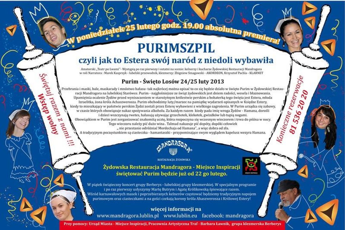 Święto Purim w Żydowskiej Mandragorze