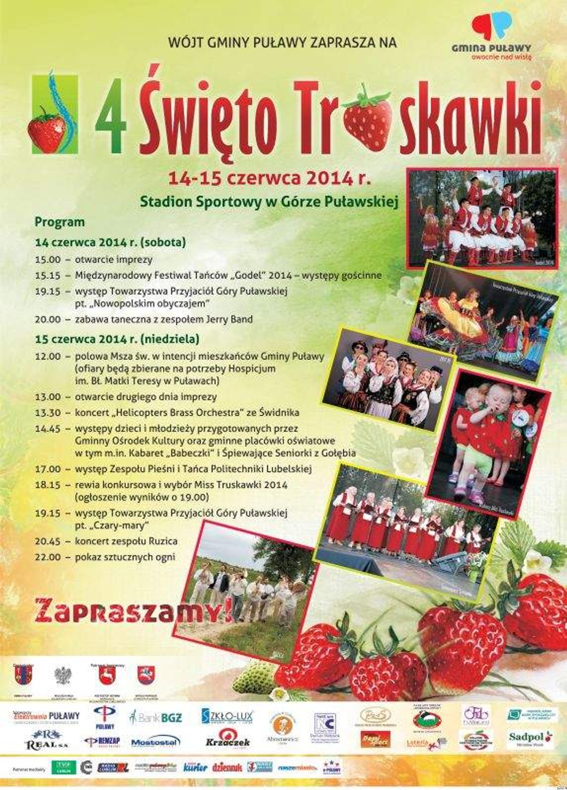 Święto Truskawki w Górze Puławskiej Święto Truskawki w Górze Puławskiej