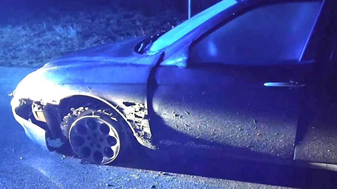 Świętowali zdane prawo jazdy. Opony alfy romeo tego nie wytrzymały