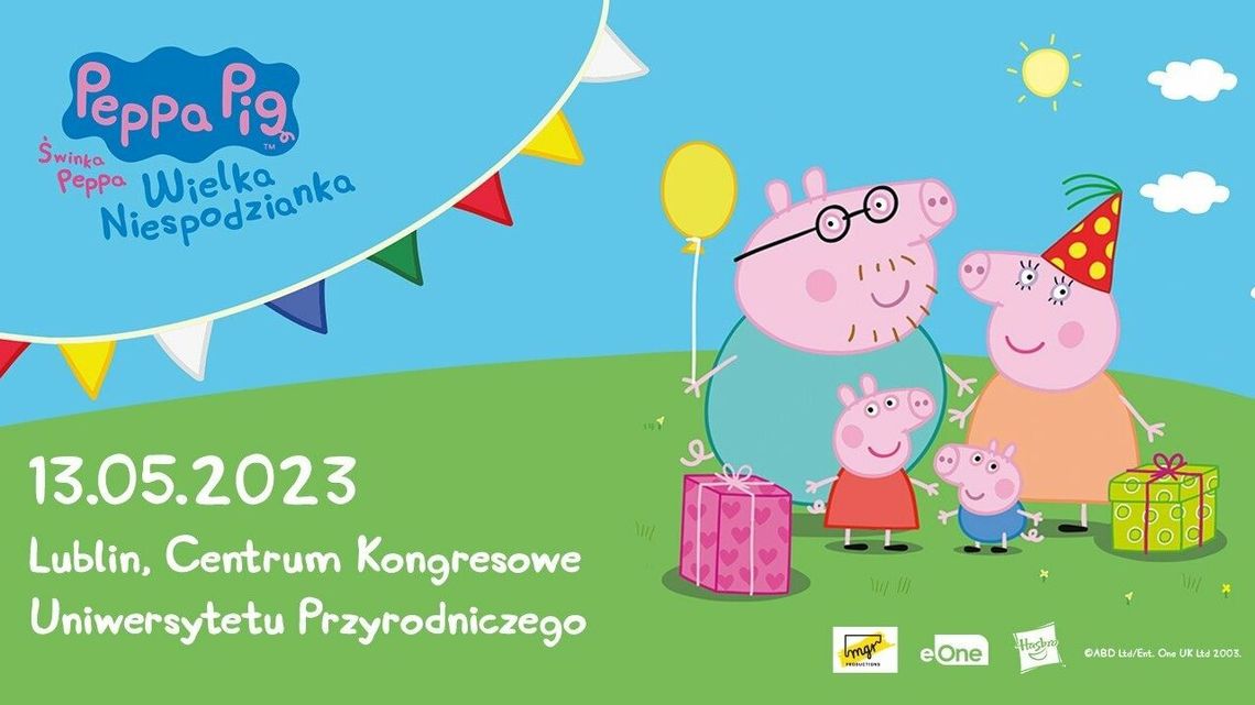 Świnka Peppa zawita do Lublina. Raj dla najmłodszych