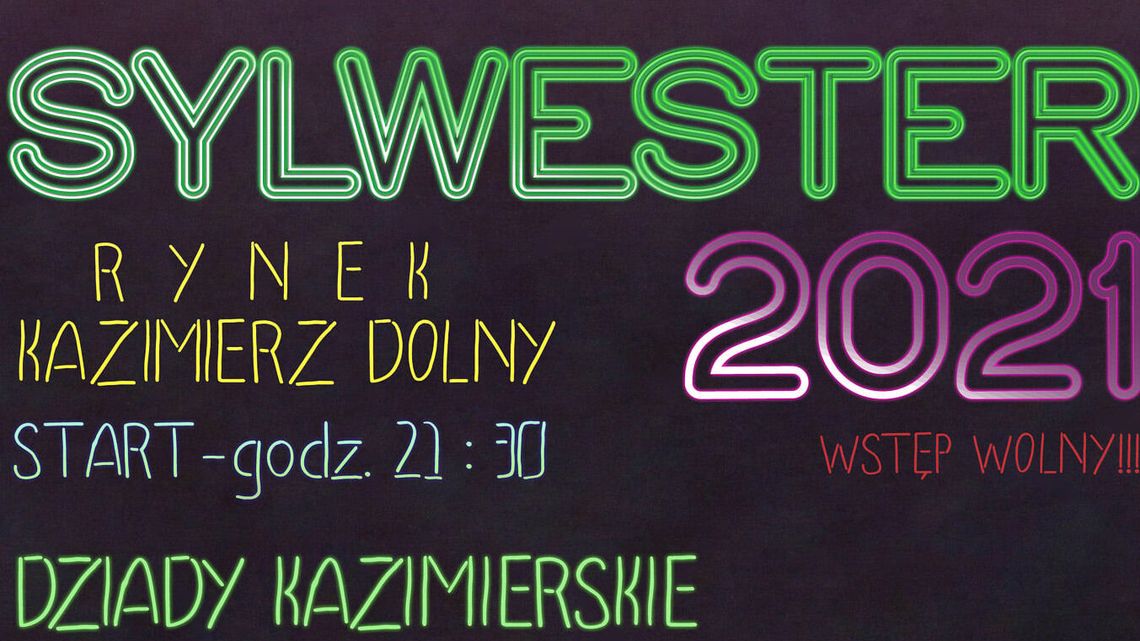 Sylwester na Rynku w Kazimierzu Dolnym