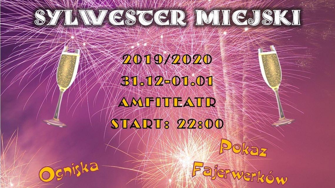 Sylwester przy ogniskach w Rejowcu