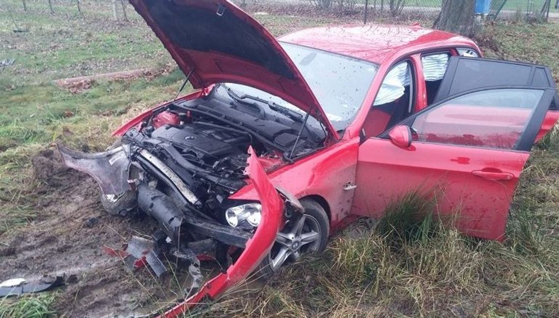 Sylwestrowa podróż zakończona na betonowym przepuście