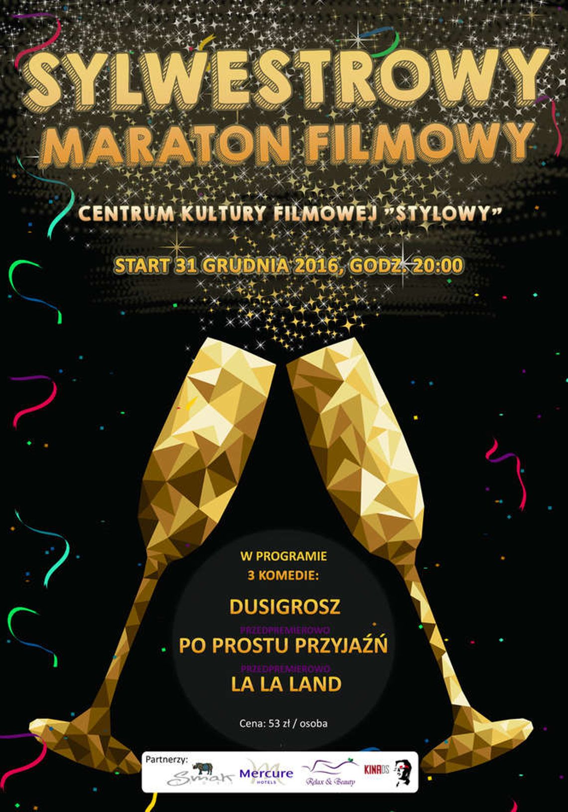 Sylwestrowy Maraton Filmowy w Zamościu