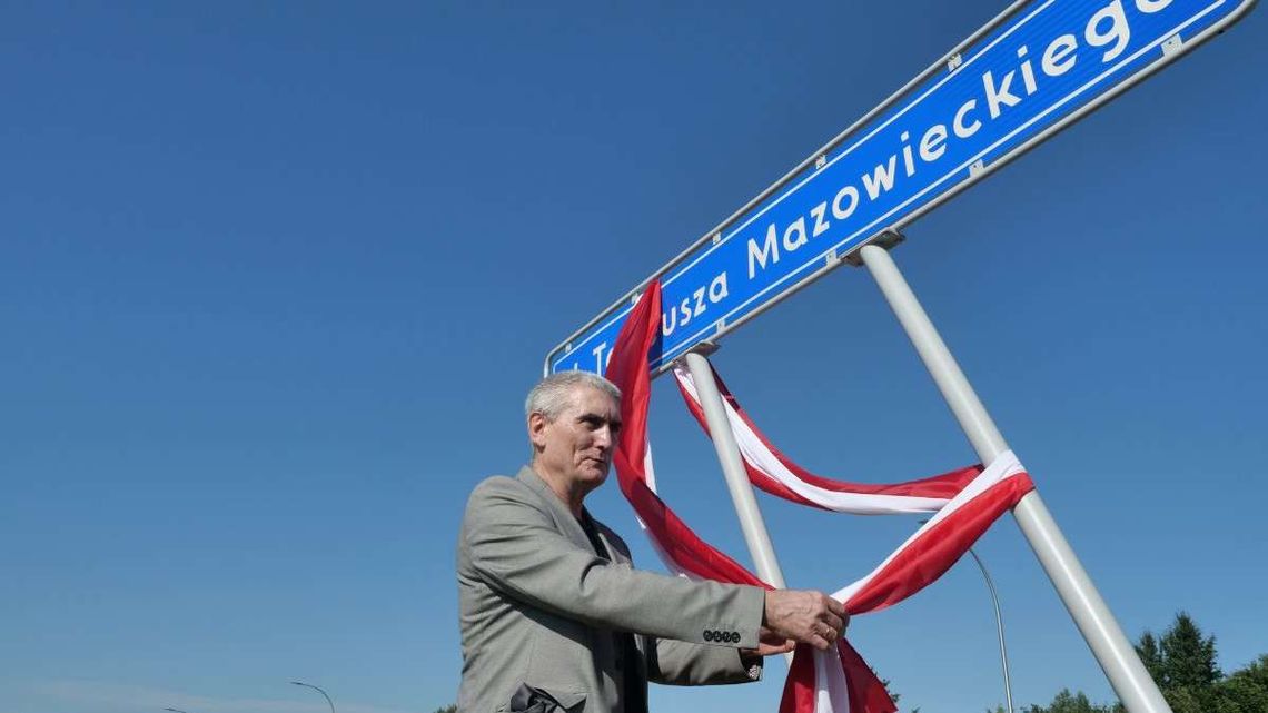 Syn Tadeusza Mazowieckiego odsłonił tablicę przy nowej dwupasmówce w Lublinie [zdjęcia]