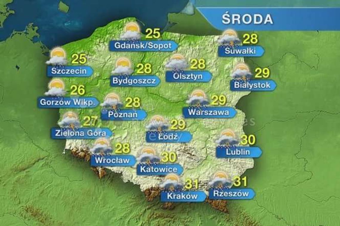 Synoptycy: Burze i silny wiatr w woj. lubelskim