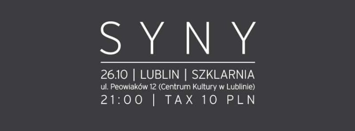 Syny w Szklarni