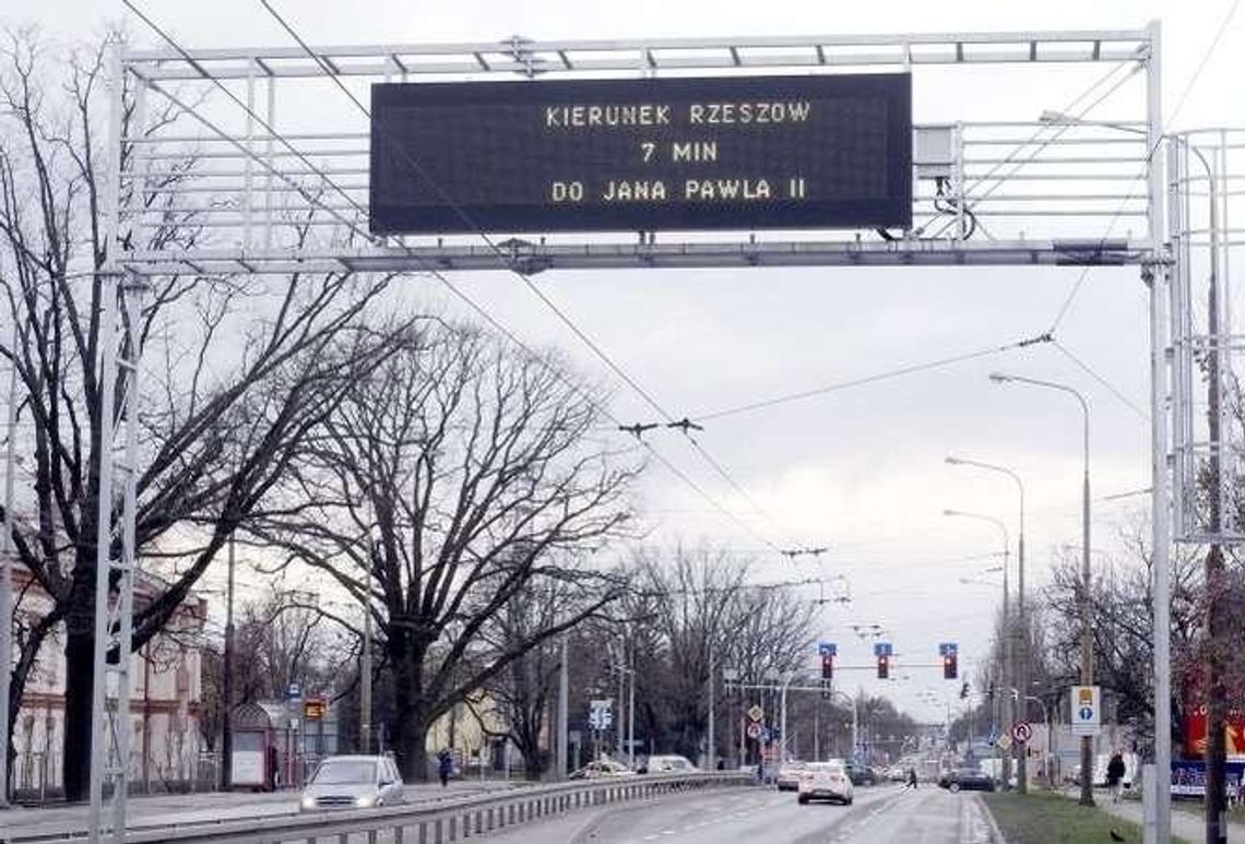 System Zarządzania Ruchem: Wyświetlacze działają, strona jeszcze nie