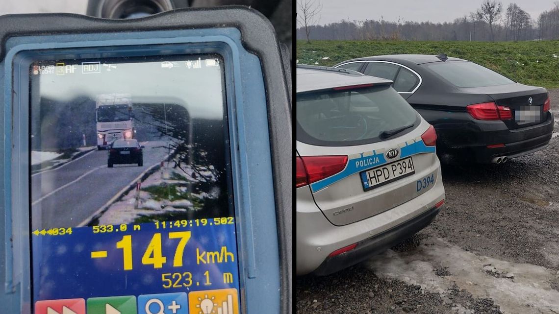 Szarża pijanego kierowcy. Dwa promile i prawie 150 km/h na liczniku