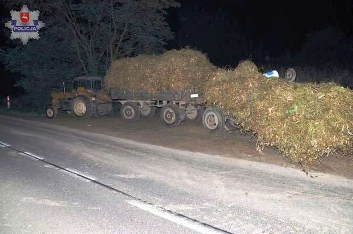 Szczebrzeszyn. Wjechał w nieoświetloną furę