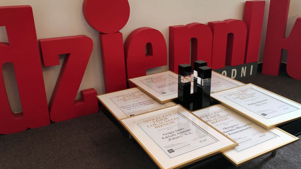 Sześć firm wygrało pierwszą edycję konkursu "Społeczny lider lokalnego biznesu". 