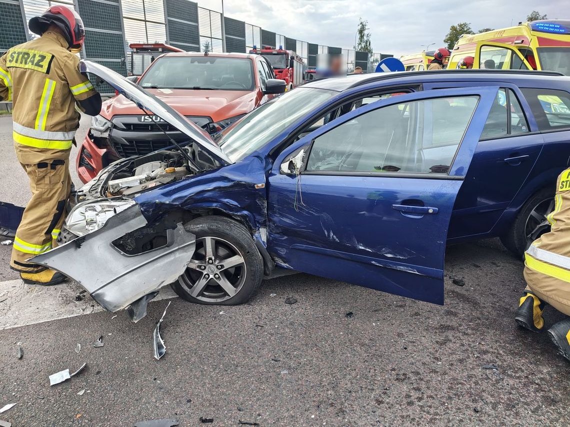 Szkolenie nie poszło na marne. Chełmscy policjanci zdali egzamin praktyczny na drodze Wypadek Świdnik