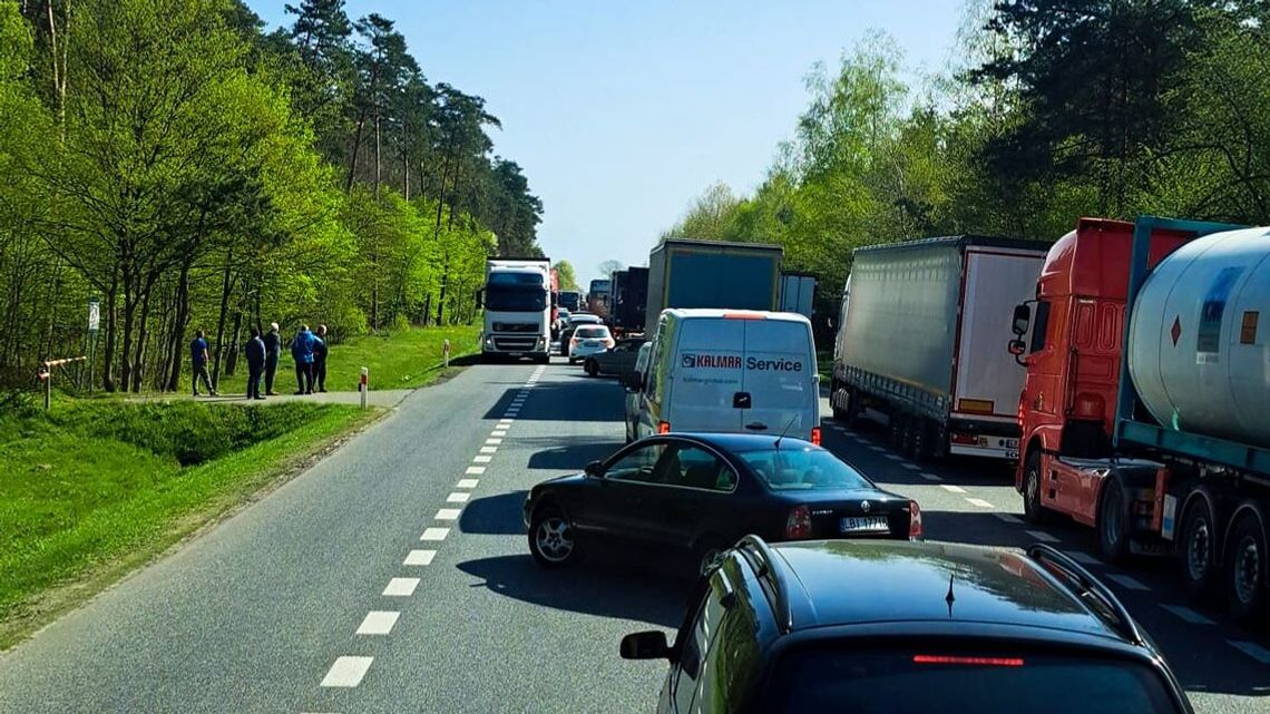 Sznur ciężarówek do Koroszczyna. „Niektórzy wynajmują pola rolne pod bazy tuż przed terminalem” 