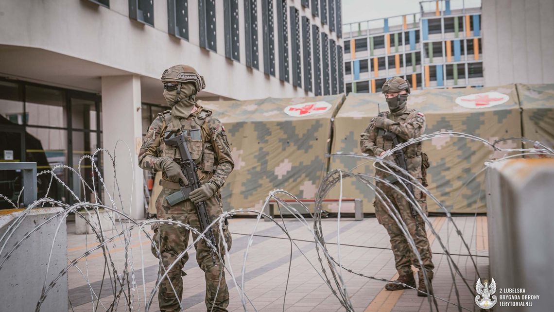 „Szpital-25” w Lublinie. Żołnierze i medycy razem dla bezpieczeństwa