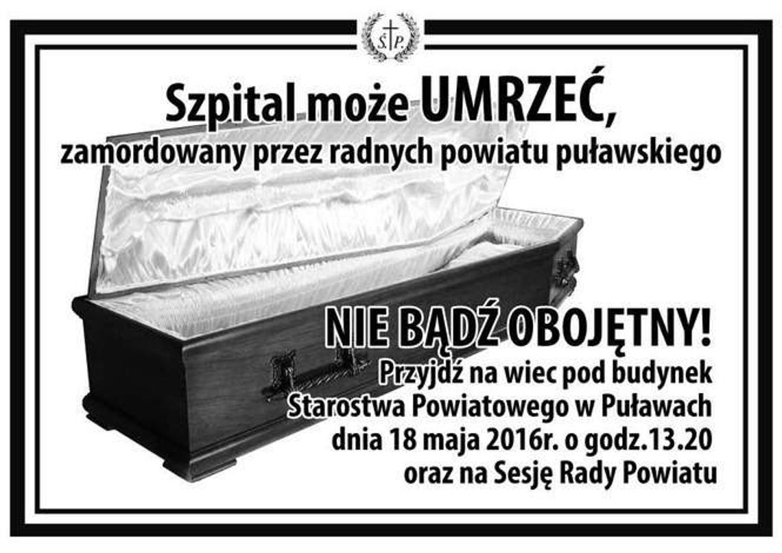 "Szpital może umrzeć". Pracownicy organizują wielką pikietę