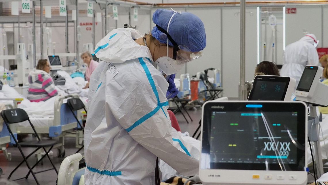 Szpital tymczasowy w Lublinie przyjął już tysiąc pacjentów. Lecznice w regionie szykują się na piątą falę