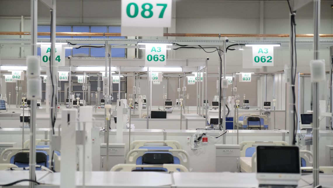 Szpital tymczasowy w Lublinie przyjął pierwszego pacjenta. "Przebieg Covid-19 jest dość ciężki"