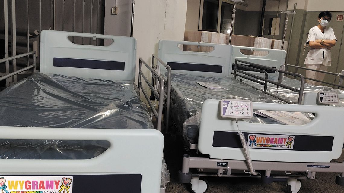 Szpital w Lublinie dostał łóżka od WOŚP