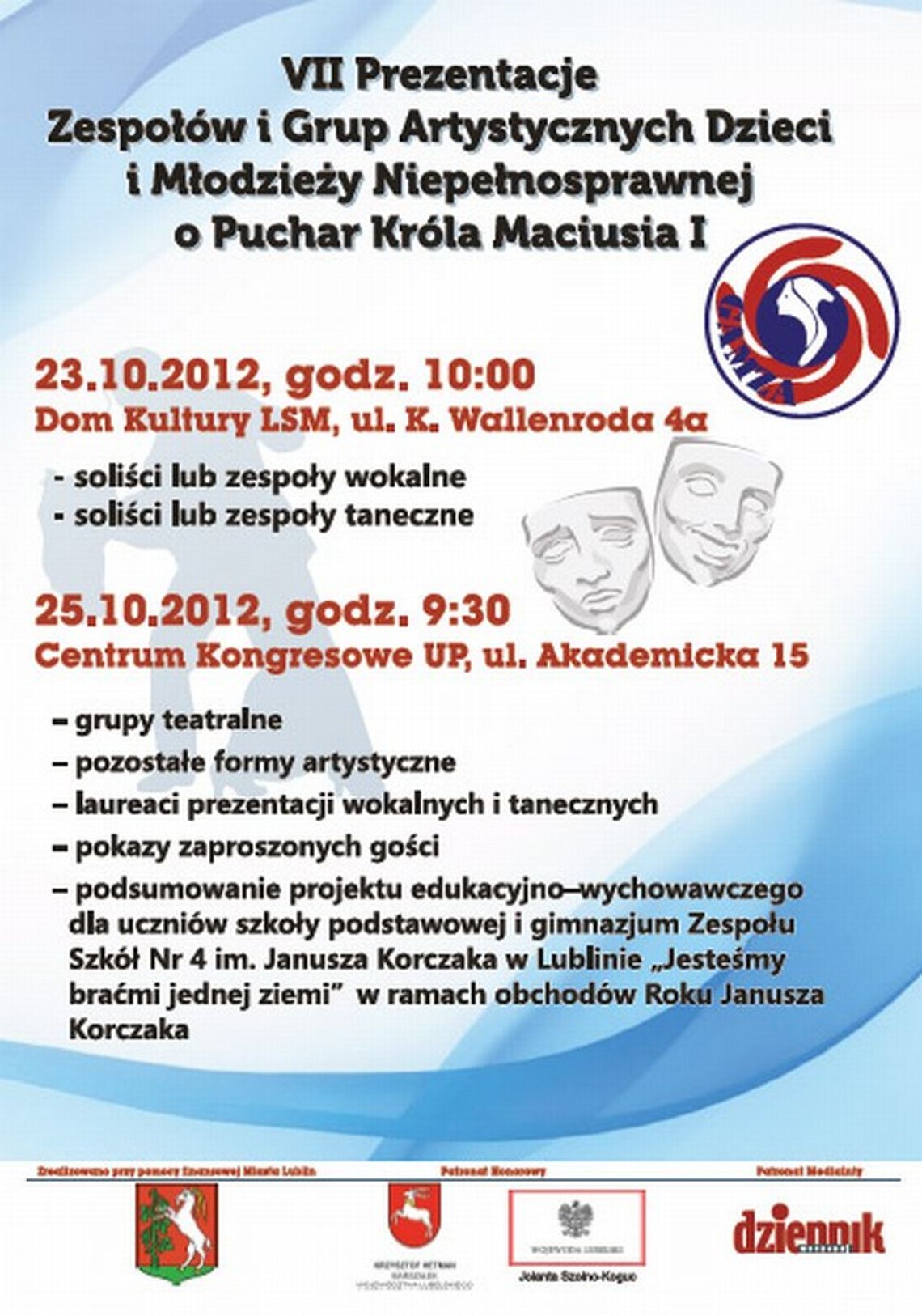Sztuka integruje. Przegląd w CK UP