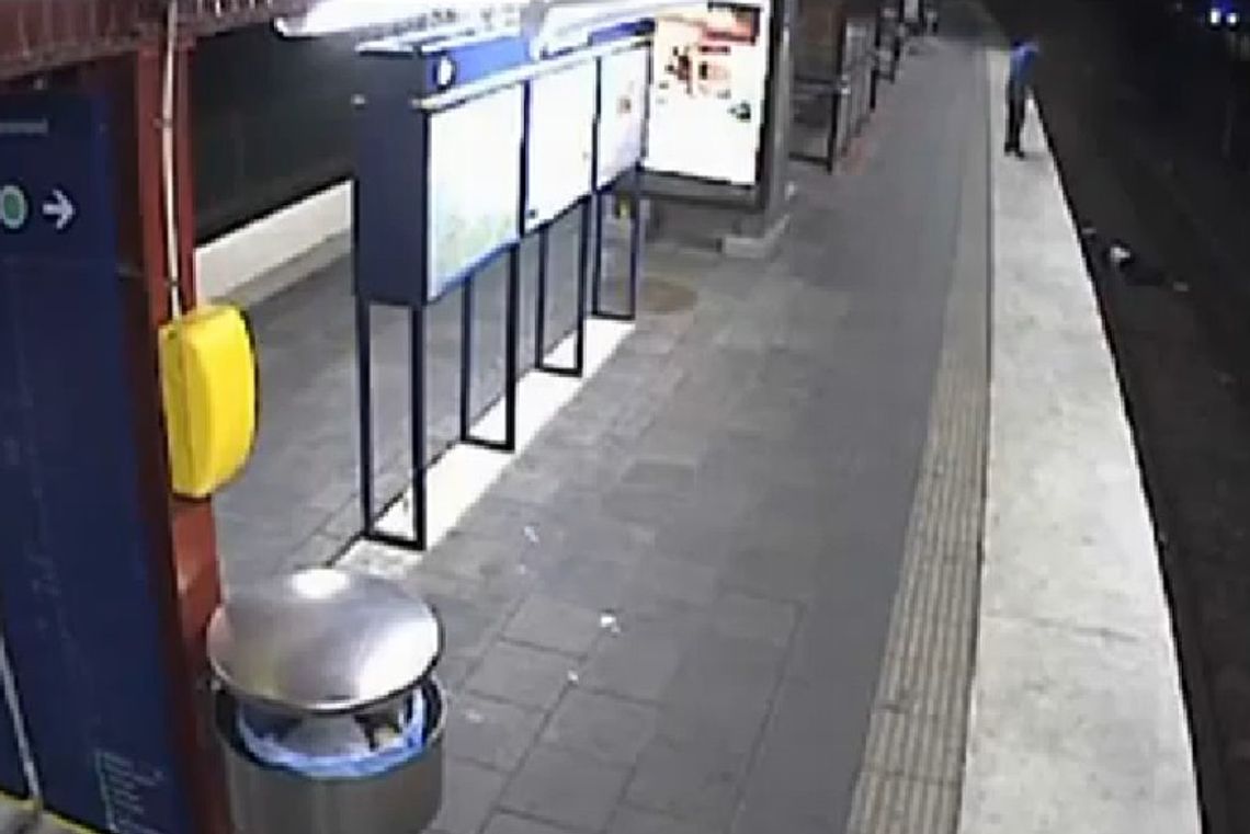Szwecja: okradł mężczyznę i zostawił na torach (wideo)