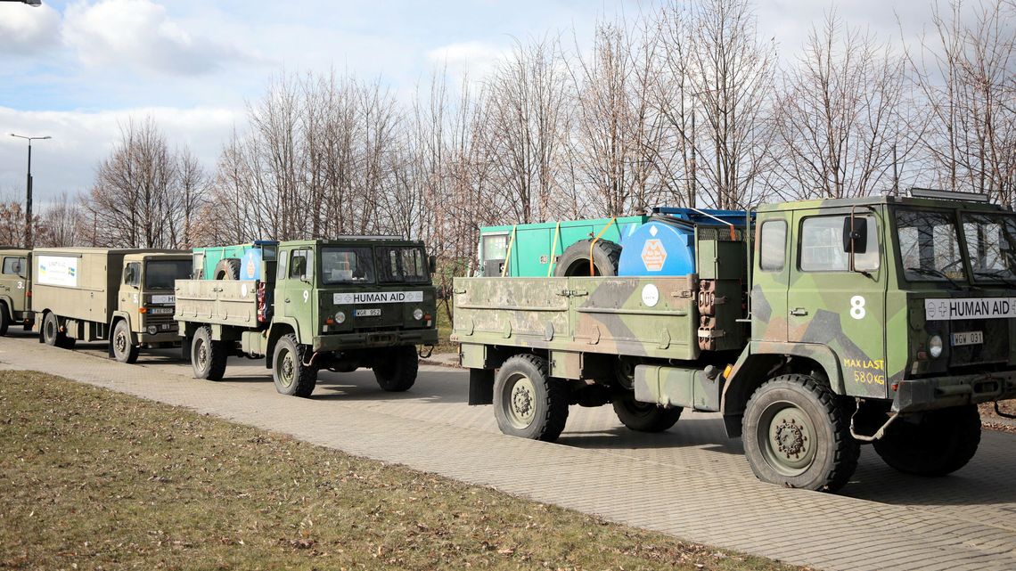 Szwedzi z pomocą Ukrainie. Z Lublina wyruszył transport humanitary