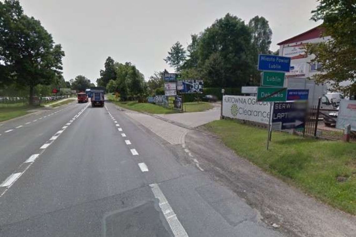 Tablica powita przy wjeździe do Lublina?