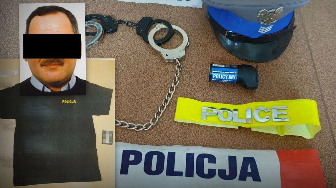 Tajemniczy mężczyzna z wąsami i policyjną czapką. Jego żądania nie spodobały się mieszkańcowi wsi