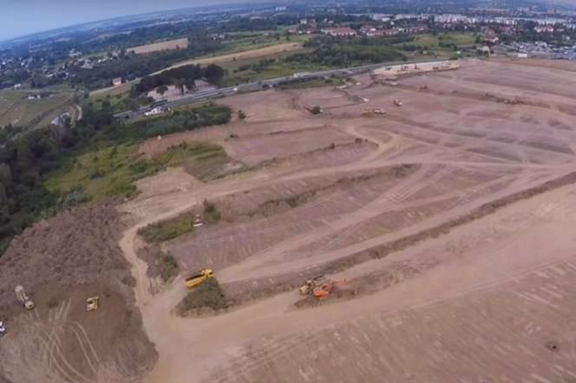 Tak się buduje IKEA w Lublinie. Wideo z drona
