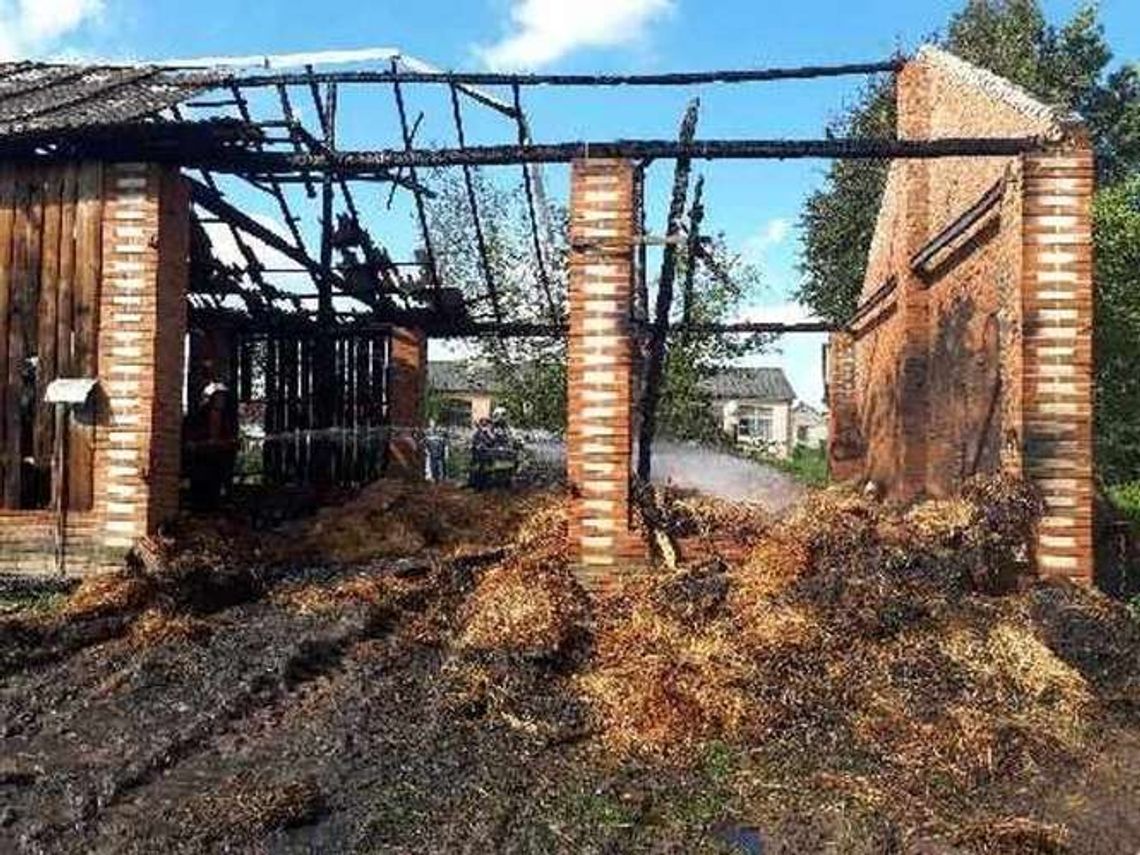 Tak się zdenerwował po kłótni z żoną, że spalił stodołę Tak się zdenerwował po kłótni z żoną, że spalił stodołę