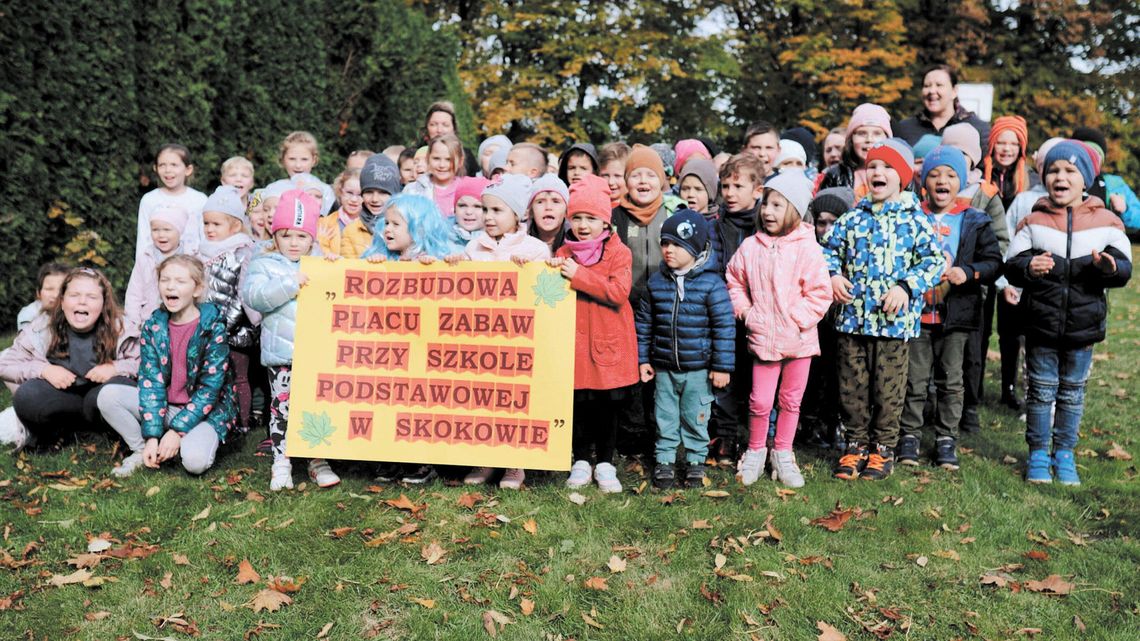 Tak szkoła zdobyła pieniądze na plac zabaw. Nawet piosenkarz Sławomir zgodził się na wykorzystanie muzyki