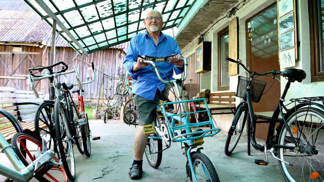 Takich rowerów nie znajdziecie nigdzie indziej. Nietypowe muzeum w Gołębiu Takich rowerów nie znajdziecie nigdzie indziej. Nietypowe muzeum w Gołębiu