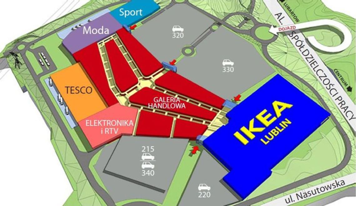 Takie będzie centrum IKEA w Lublinie: 150 sklepów, barów i restauracji Takie będzie centrum IKEA w Lublinie: 150 sklepów, barów i restauracji