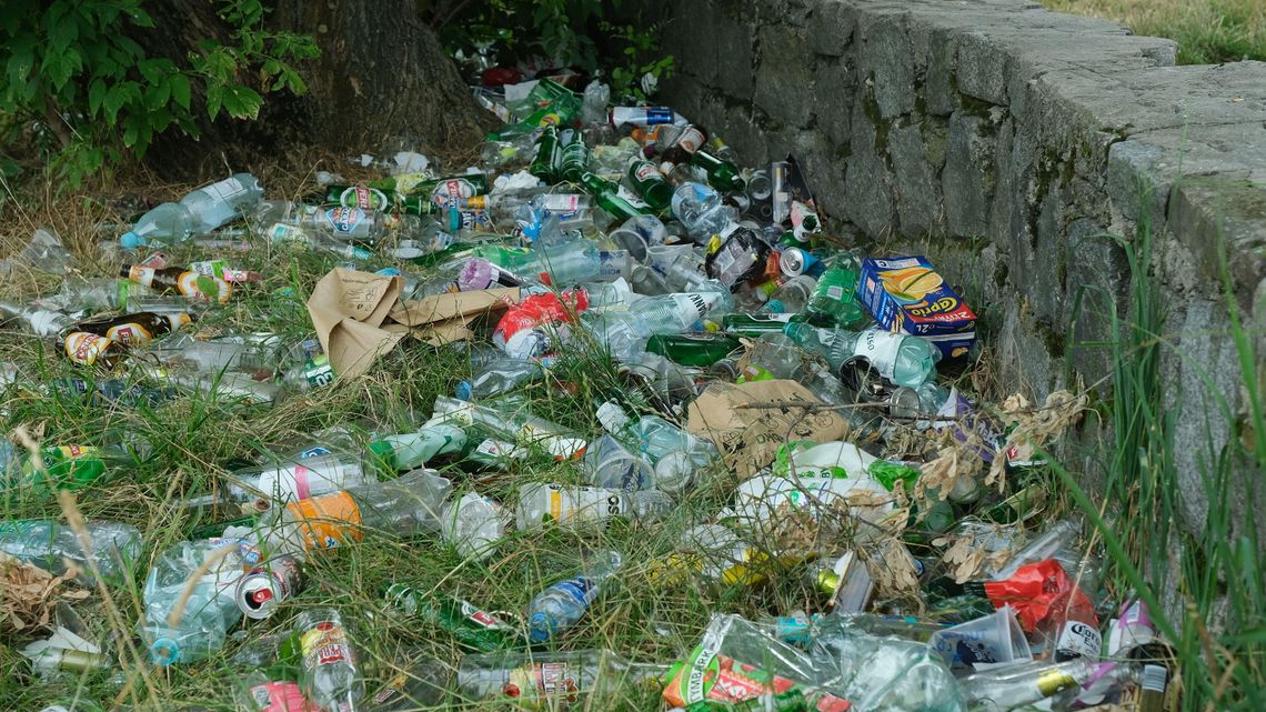 Takie widoki w centrum Lublina. Będzie "analiza możliwości postawienia" tu śmietników Takie widoki w centrum Lublina. Będzie "analiza możliwości postawienia" tu śmietników