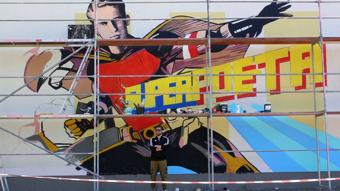 Takiego Baczyńskiego nie znałeś. Superpoeta na ścianie w Puławach