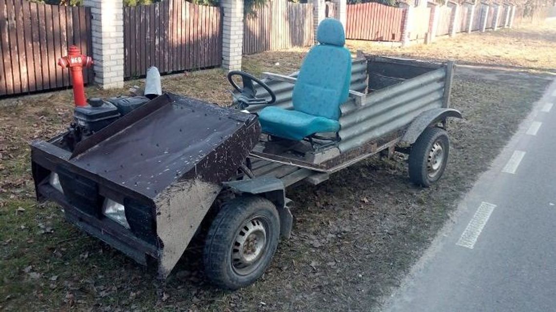 Takiego pojazdu policjanci jeszcze nie widzieli. Kierowca miał prawie 3 promile