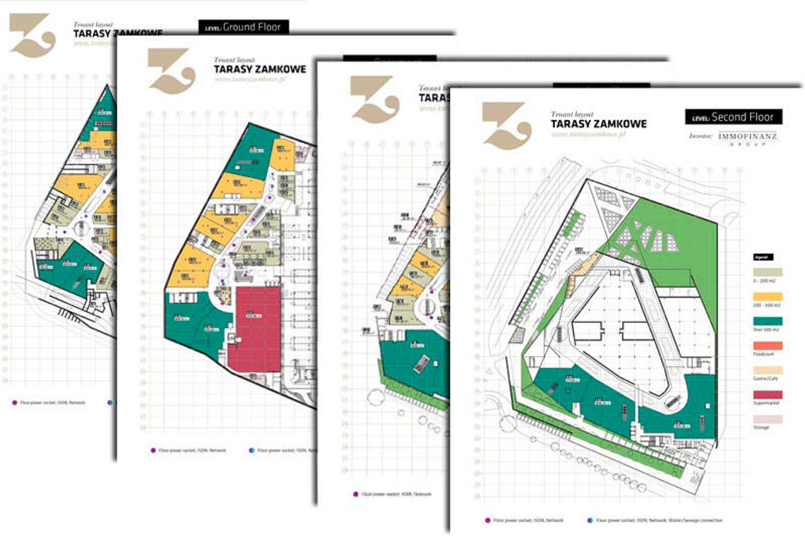 Tarasy Zamkowe piętro po piętrze. Zobacz plan nowej galerii Tarasy Zamkowe piętro po piętrze. Zobacz plan nowej galerii
