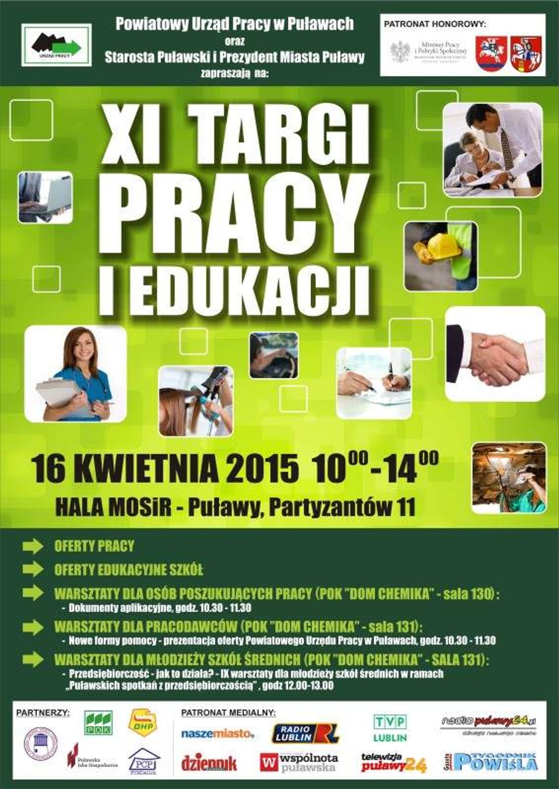 Targi Pracy i Edukacji w Puławach. Dla uczniów i bezrobotnych