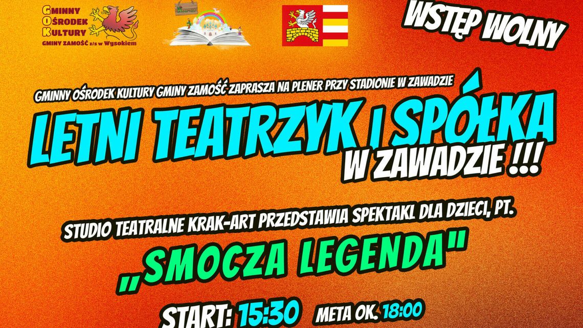 Teatrzyk dla dzieci i inne atrakcje. Piknik rekreacyjny w Zawadzie