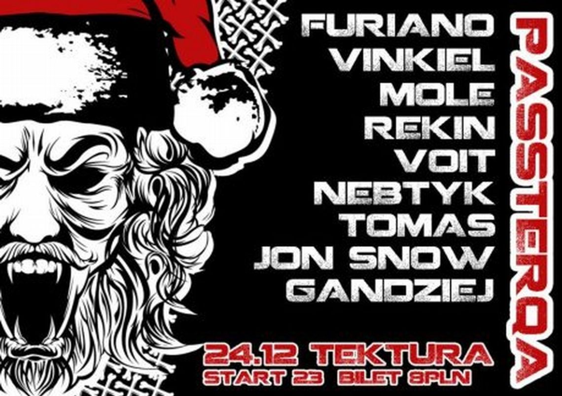 Techno pasterka w Tekturze