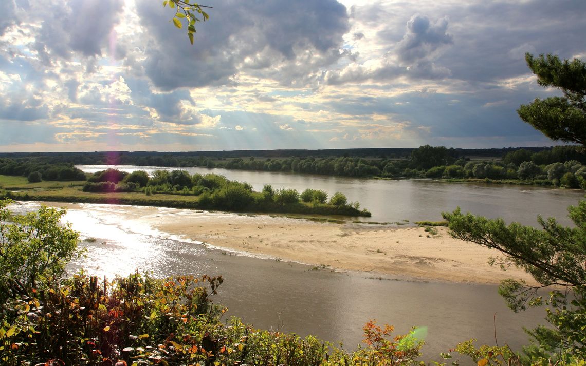 Mięćmierz, widok na Wisłę