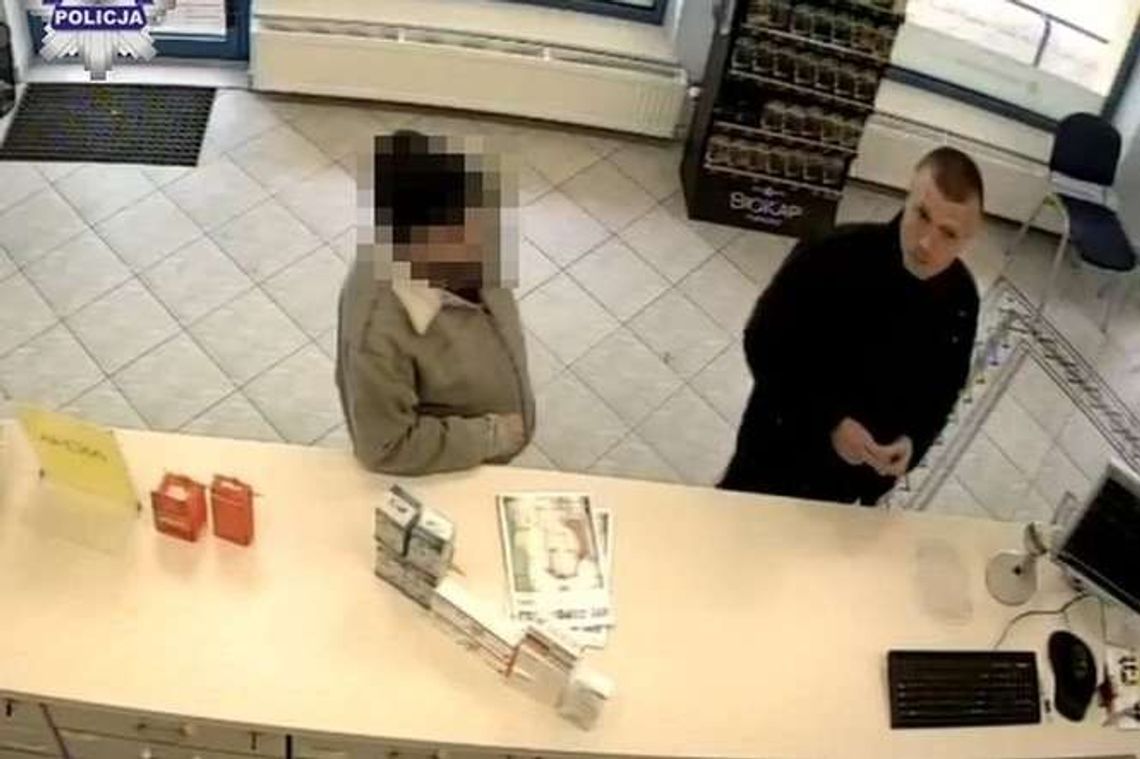 Ten mężczyzna okradł aptekę w Lublinie. Szuka go policja