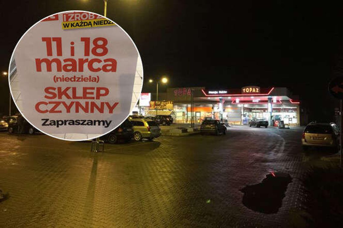 Ten sklep był otwarty w niedzielę. Jak sobie poradził z zakazem handlu?