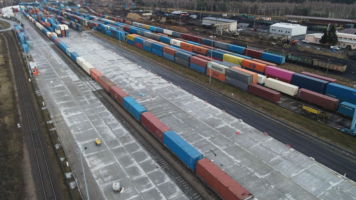 Terminal w Małaszewiczach będzie obsługiwał więcej kontenerów Terminal w Małaszewiczach będzie obsługiwał więcej kontenerów