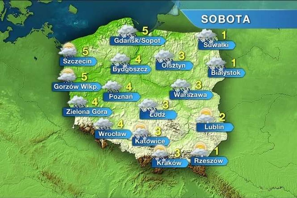To nie będą białe święta. Może spaść deszcz