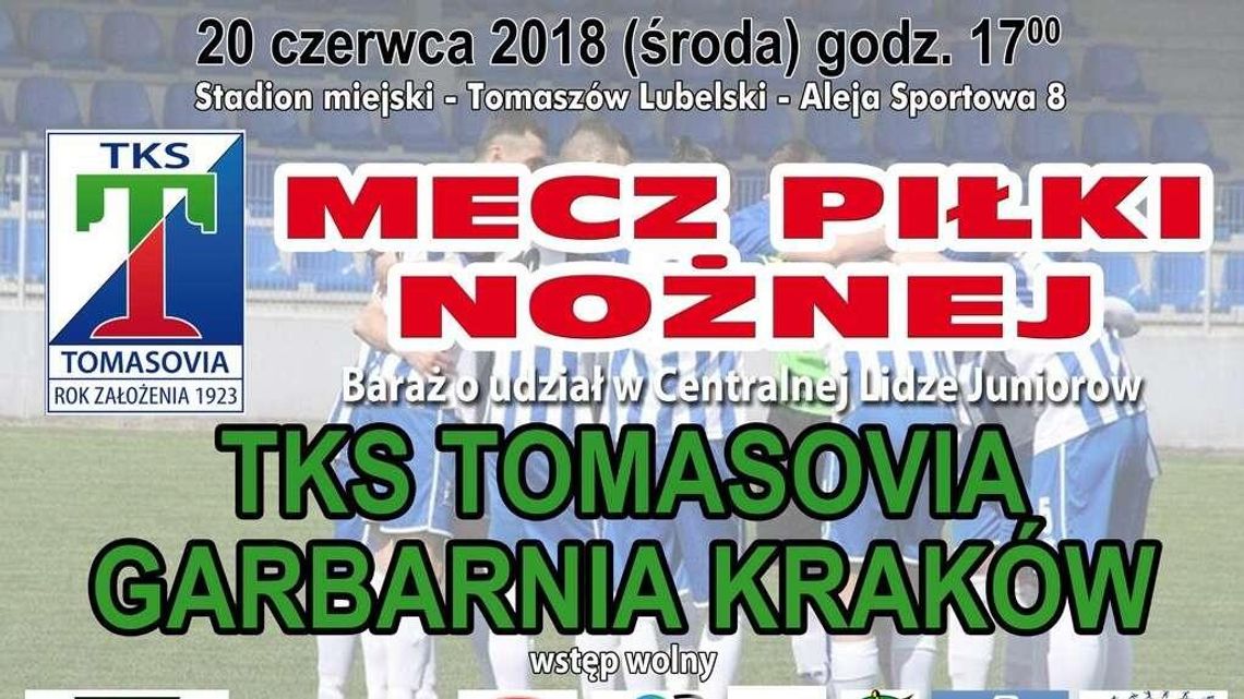 Tomasovia gra rewanż z Garbarnią Kraków. Jeszcze nie rezygnują z CLJ