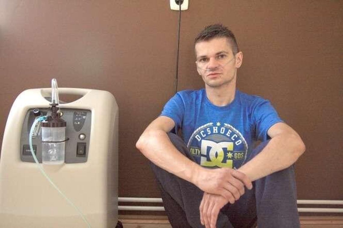Tomasz czeka na przeszczep płuc. Dostał pomoc od Czytelników