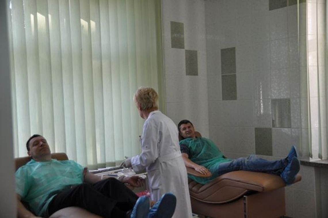 Tomaszów Lubelski: Policjanci honorowo oddali krew