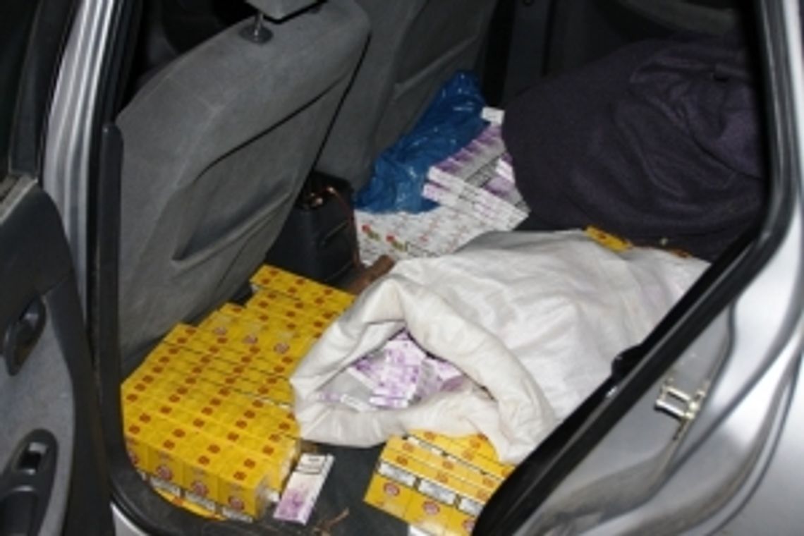 Tomaszów Lubelski: Wpadka przemytnika papierosów