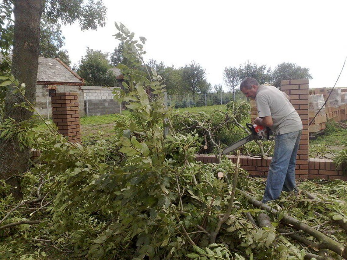 Trąba powietrzna szalała w gminie Cyców